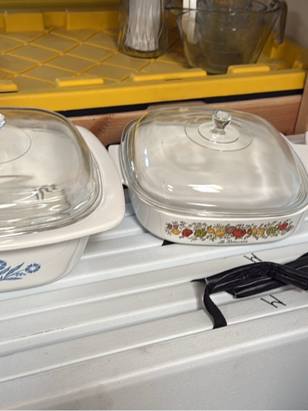 Vintage Corning Dutch ovens